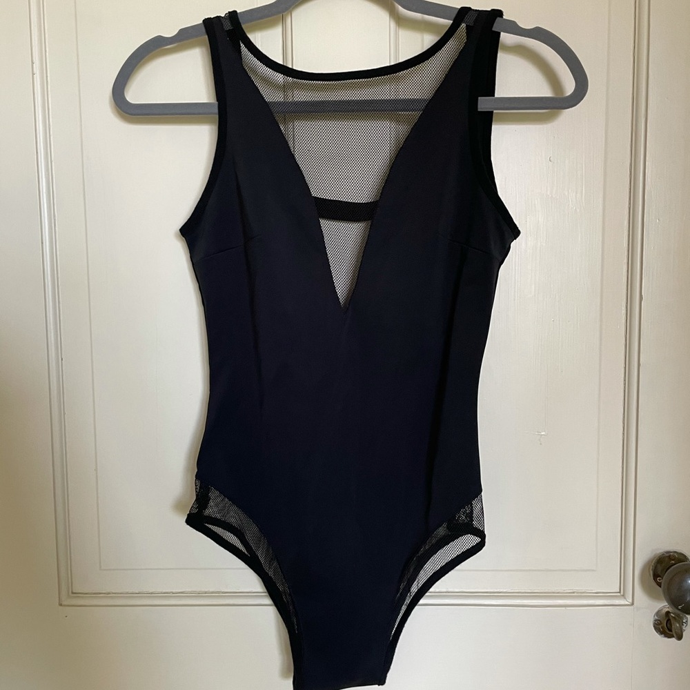 Luna Midnight Bodysuit - Black - L